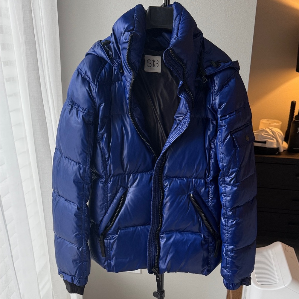 Blue Puffer Jacket S13
